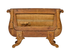 Small 19th Century Swedish Empire Birch Sofa — thumbnail 3