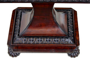 19th Century Carved Mahogany Teapoy Stamped Gillows — thumbnail 2