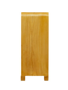 Scandinavian Mid Century Elm Low Open Bookcase — thumbnail 5