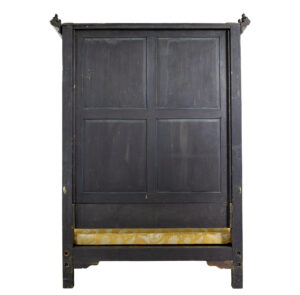 Rare 19th Century Mahogany and Porcelain 4 Poster Bed — thumbnail 10