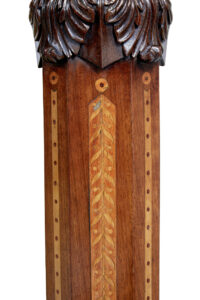 Rare 19th Century Mahogany and Porcelain 4 Poster Bed — thumbnail 6