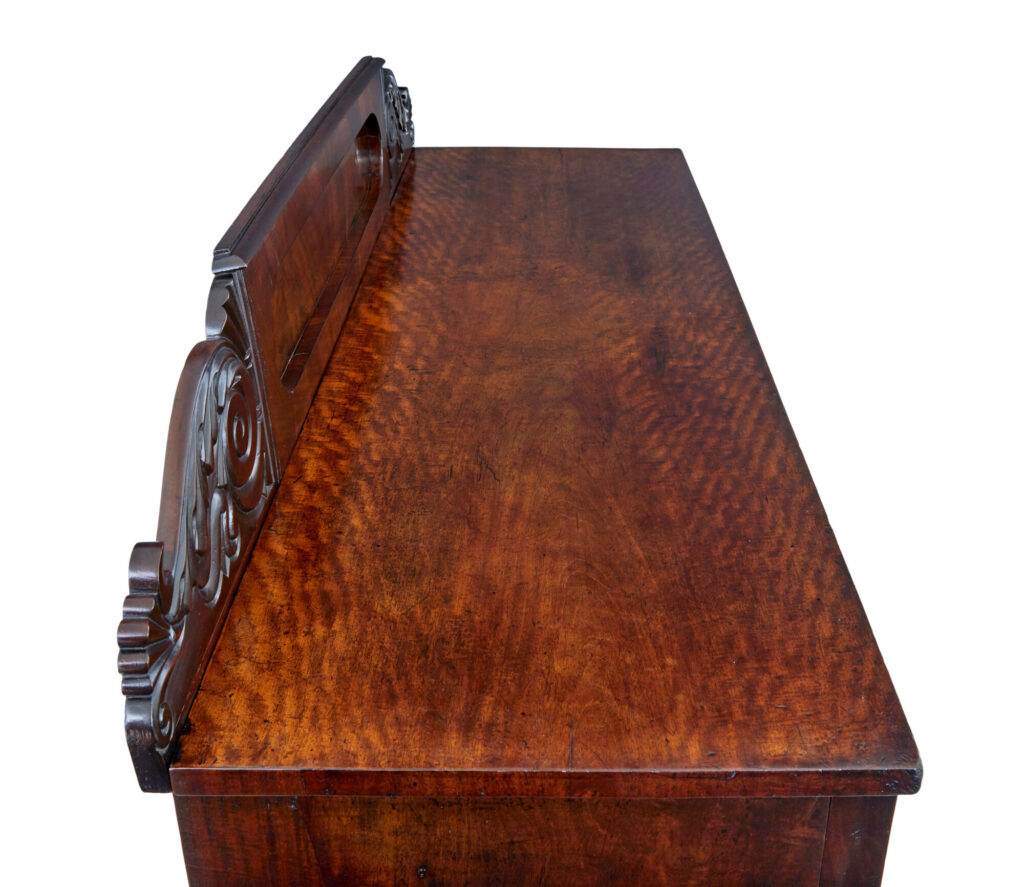 19th Century William Iv Mahogany Pedestal Sideboard — image 5