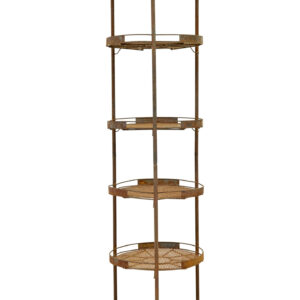 EARLY 20TH CENTURY METAL SEED BULB RACK FOR GARDENING