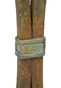 1920’s French Iron Baker Tables Marble Top — thumbnail 2