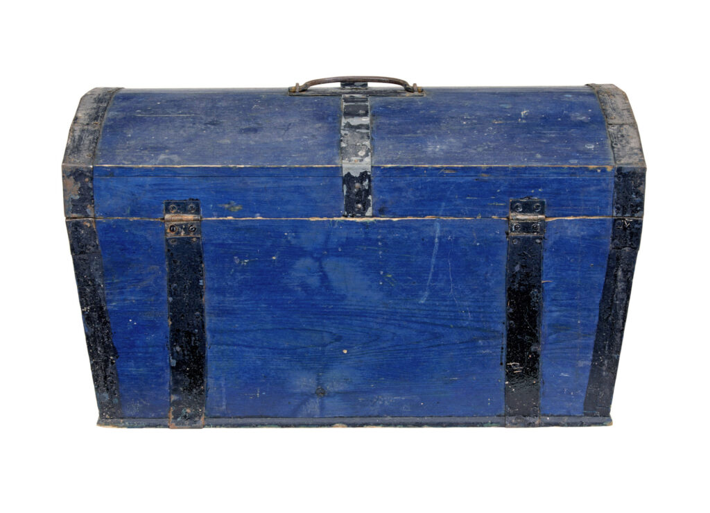 Mid 19th Century Small Swedish Dome Top Box — image 5