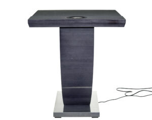 Bespoke Modern Grey Sycamore Kaelo Wine Bar Table — thumbnail 8