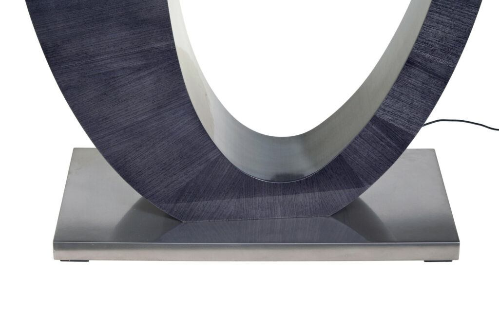 Bespoke Modern Grey Sycamore Kaelo Wine Bar Table — image 7