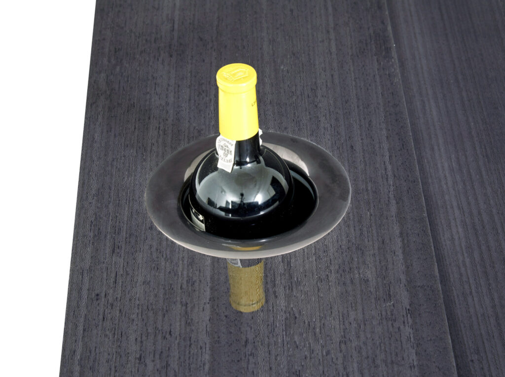 Bespoke Modern Grey Sycamore Kaelo Wine Bar Table — image 5