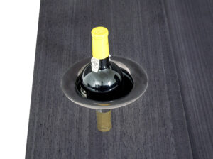 Bespoke Modern Grey Sycamore Kaelo Wine Bar Table — thumbnail 5