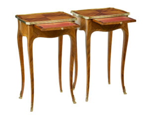 Pair of Early 20th Century French Walnut Side Tables — thumbnail 10
