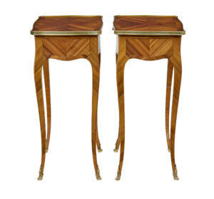 Pair of Early 20th Century French Walnut Side Tables — thumbnail 8