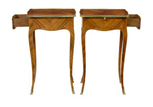 Pair of Early 20th Century French Walnut Side Tables — thumbnail 6