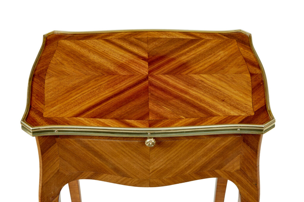 Pair of Early 20th Century French Walnut Side Tables — image 4