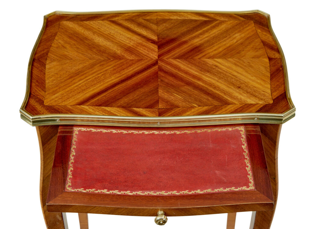 Pair of Early 20th Century French Walnut Side Tables — image 3