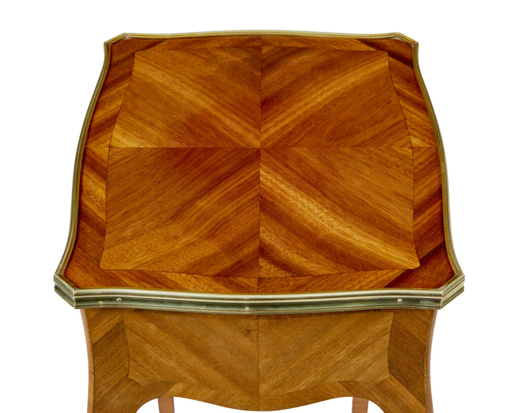 Pair of Early 20th Century French Walnut Side Tables — image 2