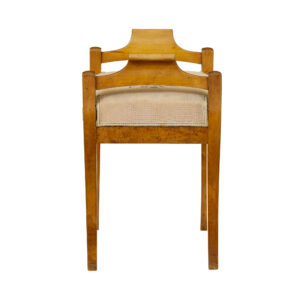 Mid 19th Century Swedish Birch Empire Stool — thumbnail 4