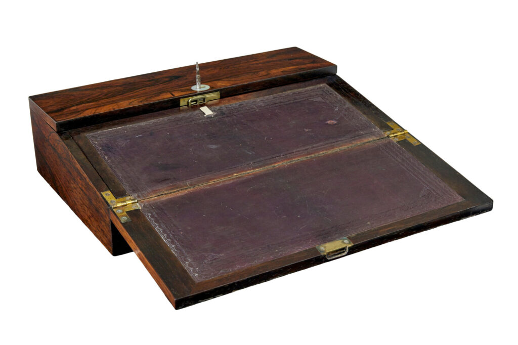 William Iv 19th Century Table Top Writing Slope — image 9