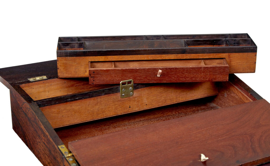 William Iv 19th Century Table Top Writing Slope — image 7