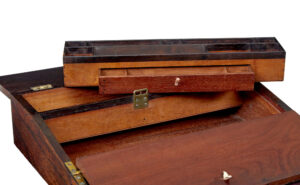 William Iv 19th Century Table Top Writing Slope — thumbnail 7