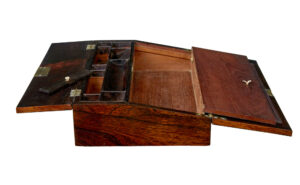 William Iv 19th Century Table Top Writing Slope — thumbnail 6