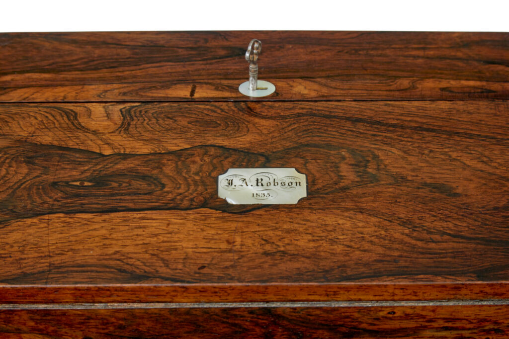 William Iv 19th Century Table Top Writing Slope — image 2