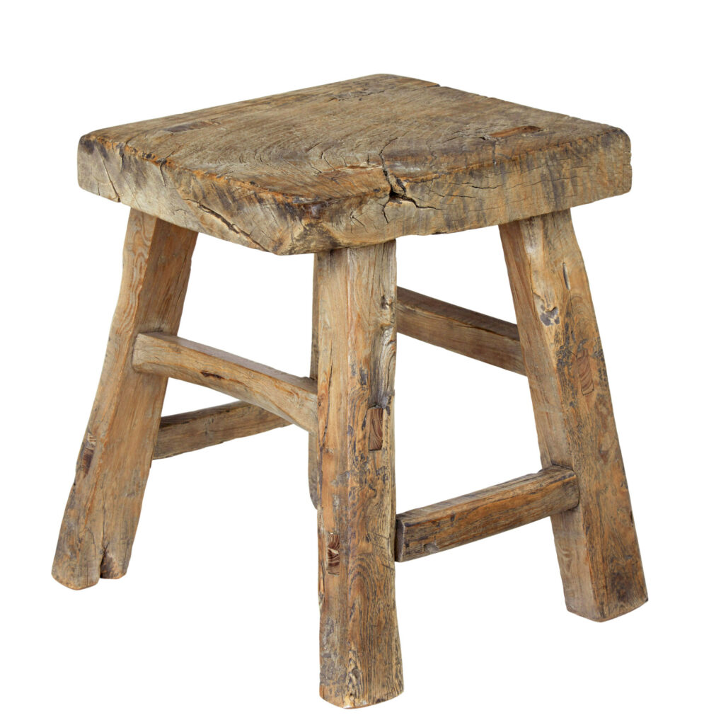 19TH CENTURY CHINESE QING HARDWOOD STOOL