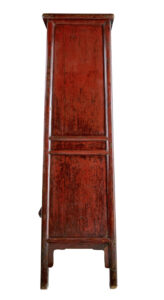 Monumental 19th Century Chinese Red Lacquer Cupboard — thumbnail 6