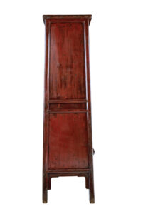 Monumental 19th Century Chinese Red Lacquer Cupboard — thumbnail 4