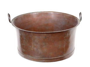 Late 19th Century Large Copper Cooking Vessel — thumbnail 2