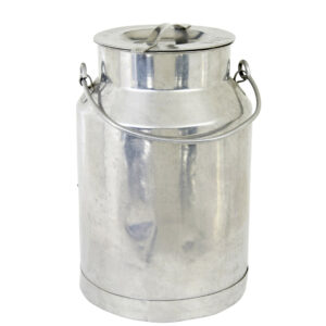 MID CENTURY STAINLESS STEEL MILK VESSEL