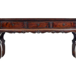 19TH CENTURY CHINESE LACQUERED HARDWOOD SIDEBOARD