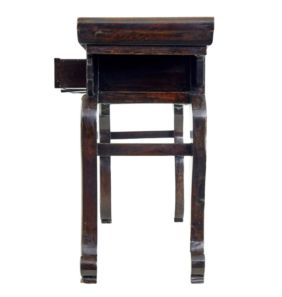 19th Century Chinese Lacquered Hardwood Sideboard — image 7