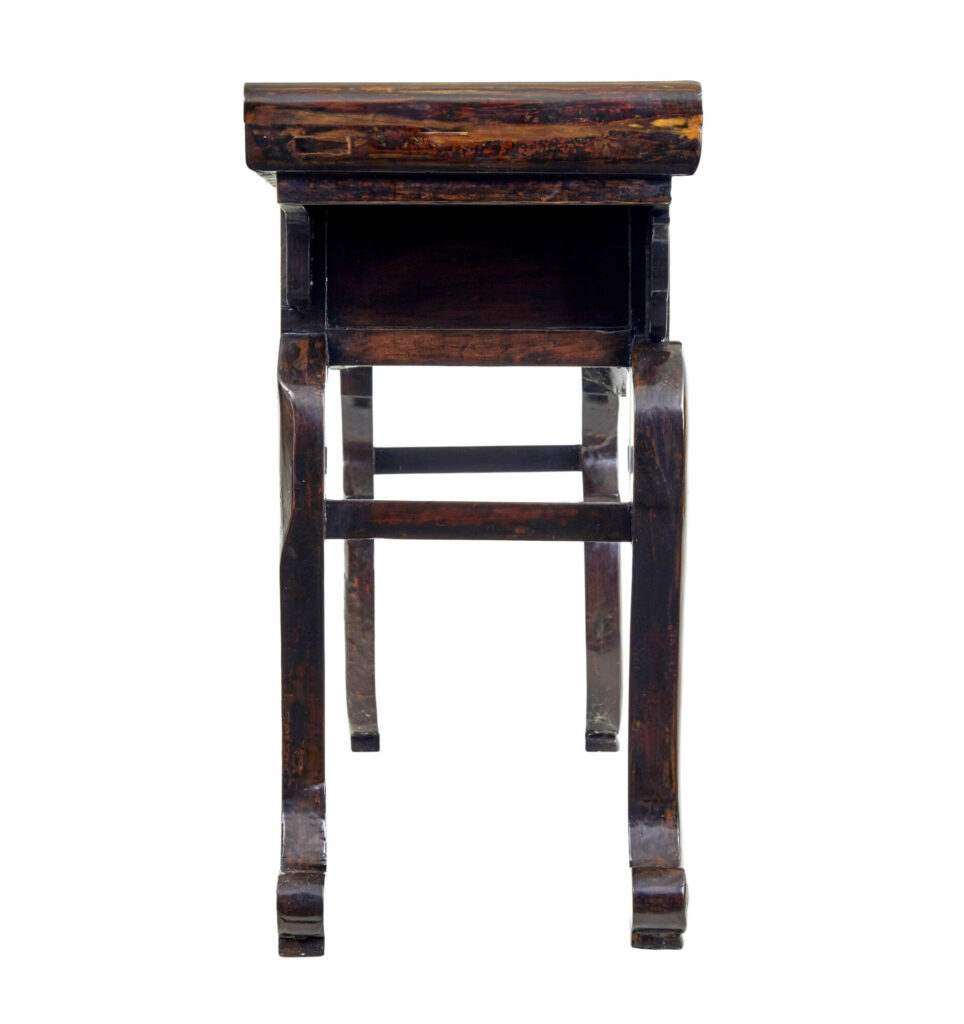 19th Century Chinese Lacquered Hardwood Sideboard — image 6