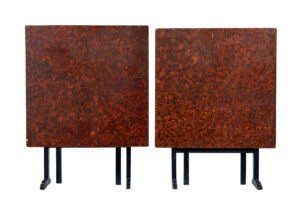Pair of 19th Century Swedish Ragwork Painted Gate Leg Tables — thumbnail 2