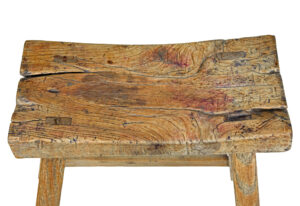 19th Century Rustic Chinese Hardwood Stool — thumbnail 3