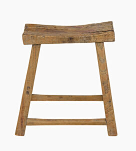 19th Century Rustic Chinese Hardwood Stool — thumbnail 5