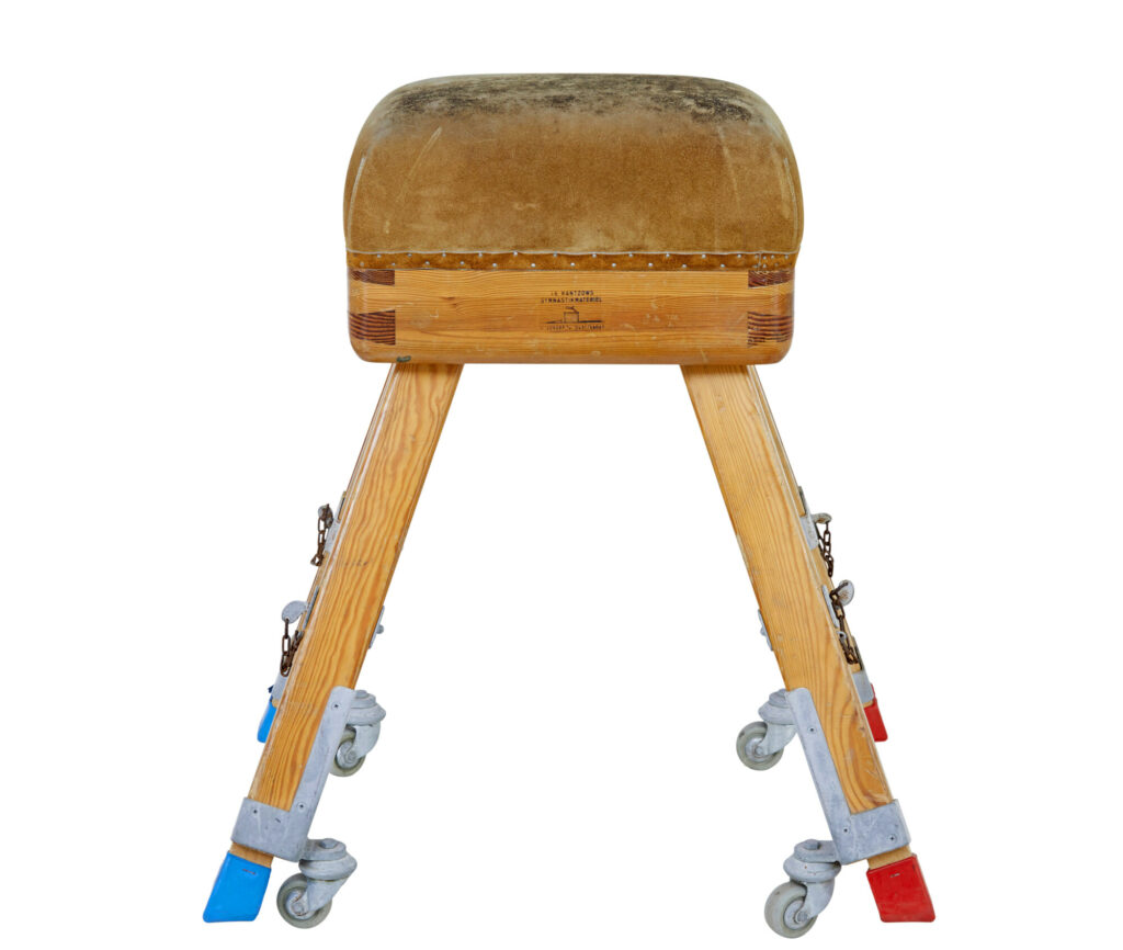 Mid Century Swedish Pine Gym Horse — image 6