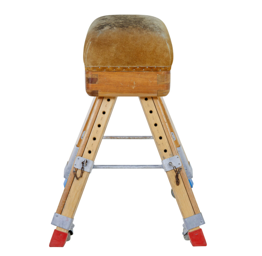 Mid Century Swedish Pine Gym Horse — image 5