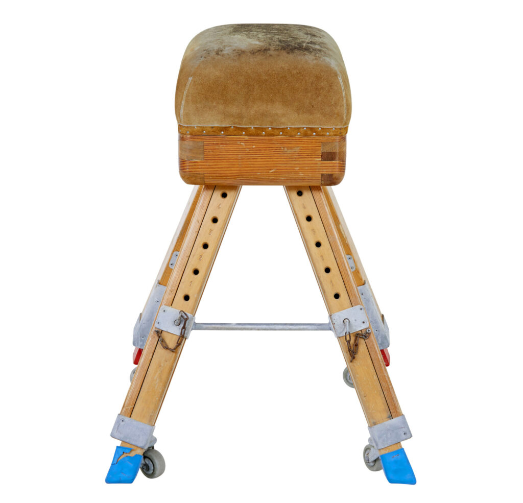 Mid Century Swedish Pine Gym Horse — image 3