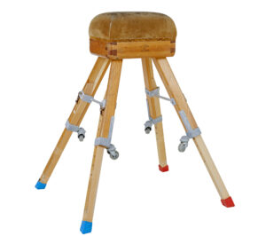 MID CENTURY SWEDISH PINE GYM HORSE