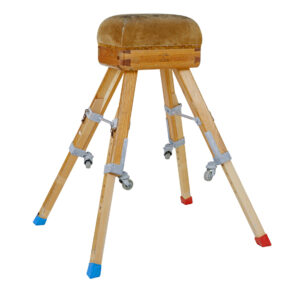 MID CENTURY SWEDISH PINE GYM HORSE