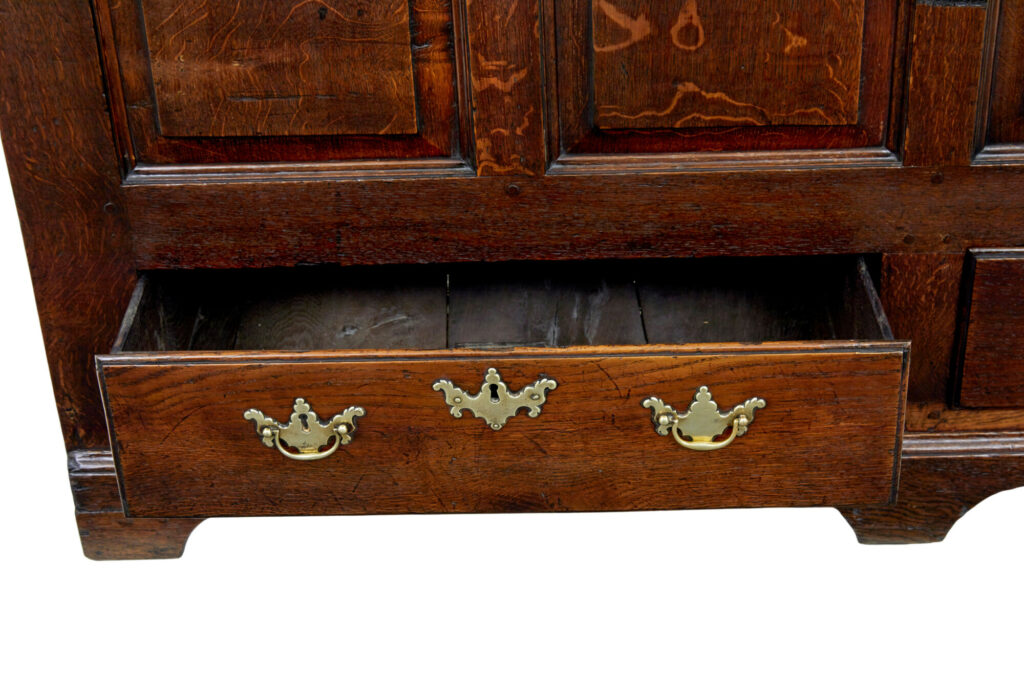 18th Century English Oak House Keepers Cupboard — image 4