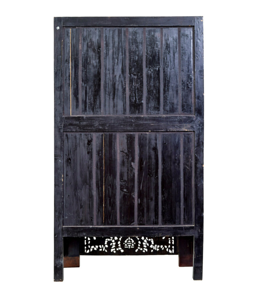 Mid 20th Century Carved Hardwood Cabinet — image 3