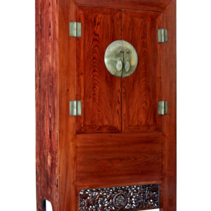 MID 20TH CENTURY CARVED HARDWOOD CABINET