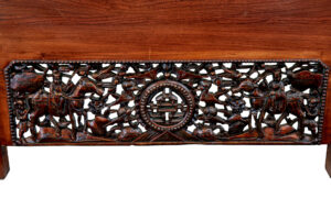 Mid 20th Century Carved Hardwood Cabinet — thumbnail 7