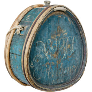 MID 19TH CENTURY PAINTED SWEDISH WATER CARRIER