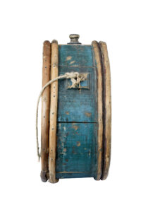 Mid 19th Century Painted Swedish Water Carrier — thumbnail 6