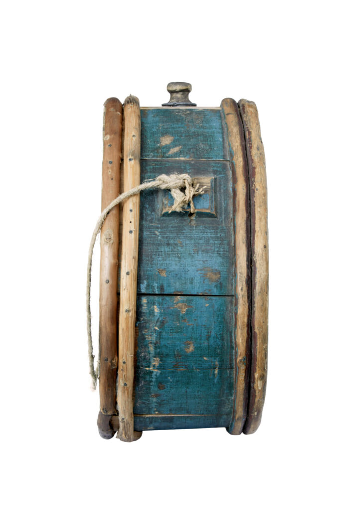 Mid 19th Century Painted Swedish Water Carrier — image 6