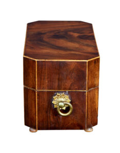 Early 19th Century Regency Mahogany Tea Caddy — thumbnail 5