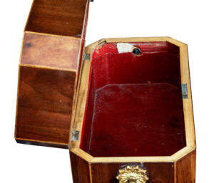 Early 19th Century Regency Mahogany Tea Caddy — thumbnail 2